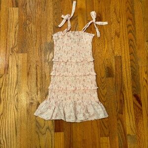 Katie J Pink floral summer dress